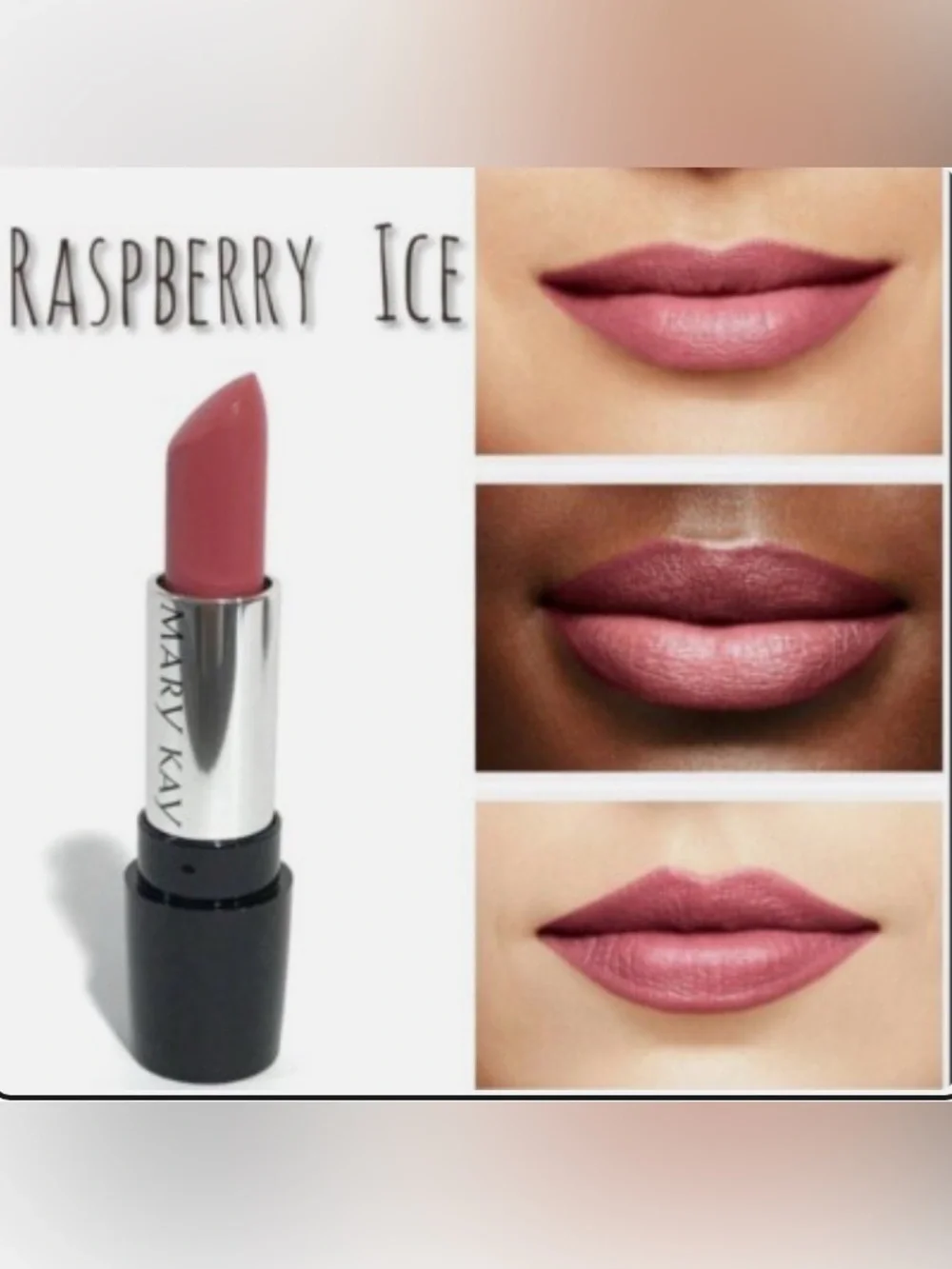Mary Kay Raspberry Ice Lipstick -Gel Matte